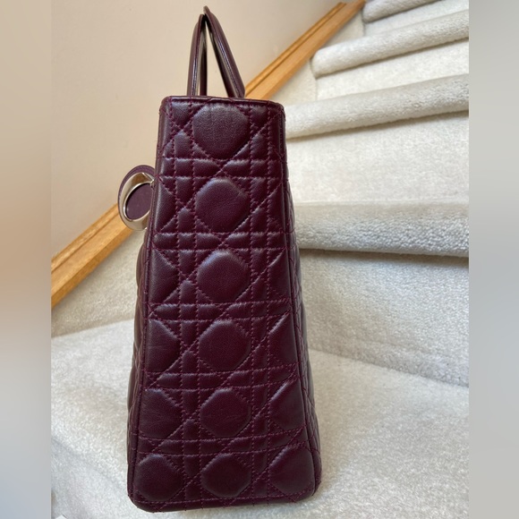 authentic christian dior large lady dior cannage bag - Picture 16 of 16